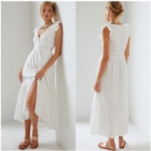 Anthropologie- The Peregrine Midi Dress Size XL.